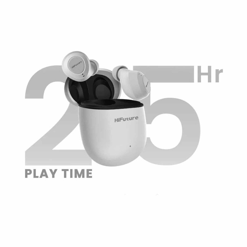 HIFUTURE Olymbuds 3 - White Tws Bean Type Earbuds HEO3WH-image 5