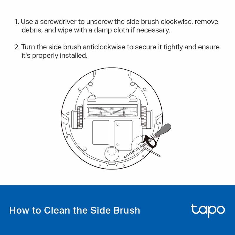 TP LINK Robot Vacuum Replacement Kit TPL-TAPO RVA105-image 7