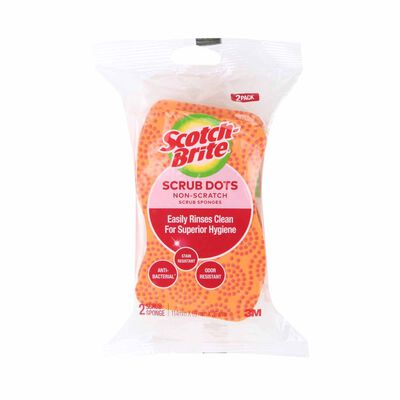 3M SCOTCHB Scotch-brite Scrub Dots Heavy Duty Sponge Sdhd-2 En SDHD-2 EN