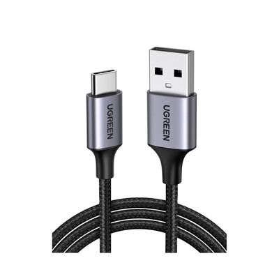 UGREEN Us288 Usb-c To Usb A 2.0 1m Black Male Cable (braided) 60126