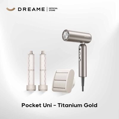 DREAME Pocket Uni High-speed Hair Dryer (1400w) - Titanium DM-UNHPKET-TT