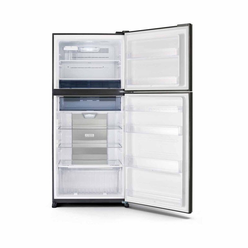 SHARP 2 Door Top Mount Fridge - Matte Brown (523l) SJ-PG51A-BR-image 4