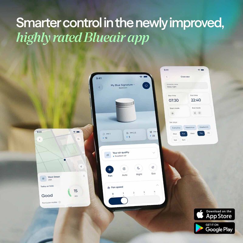 BLUEAIR Air Purifier (57 Sqm) SP4I (DARK BLUE)-image 4