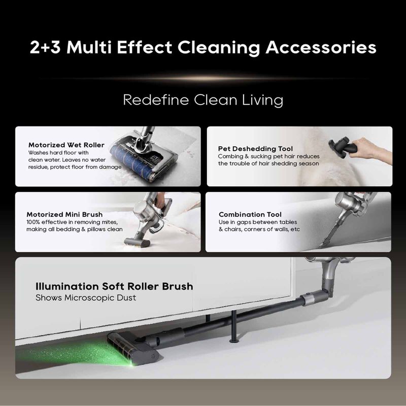 DREAME V18s Aqua Cordless Wet & Dry Vacuum Cleaner DM-V18SAQ-GL-image 3