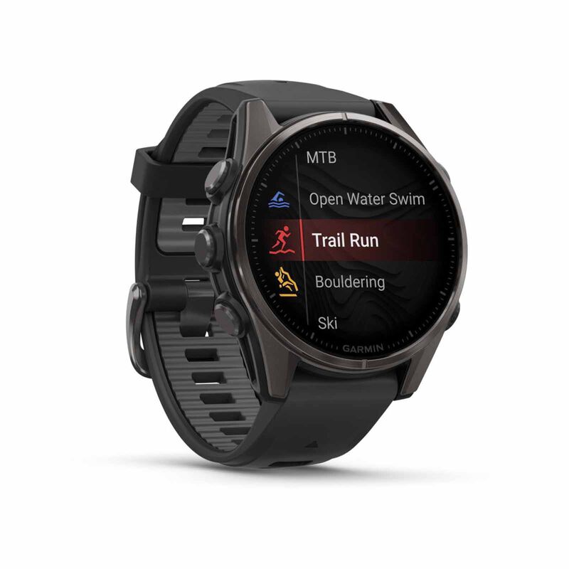 GARMIN Fenix 8 43mm Sapphire Amoled Edition, Carbongray_black,black/pebblegray GM-010-02903-28-image 3