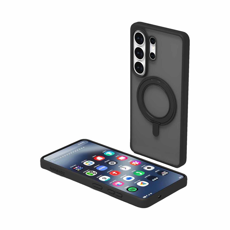 N.BRANDZ Mag360 Magnetic 360 Rotate Stand Case-matt Black N-MAG360-S26U-MB-image 4