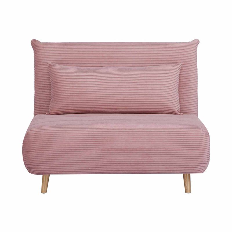 Single Sofa Bed Pink KIENNA-image 1