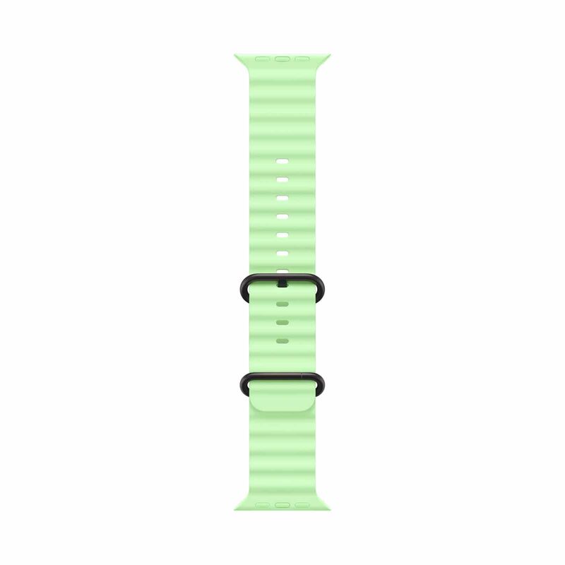 APPLE 49mm Neon Green Ocean Band - Black Titanium Finish MGCL4FE/A-image null