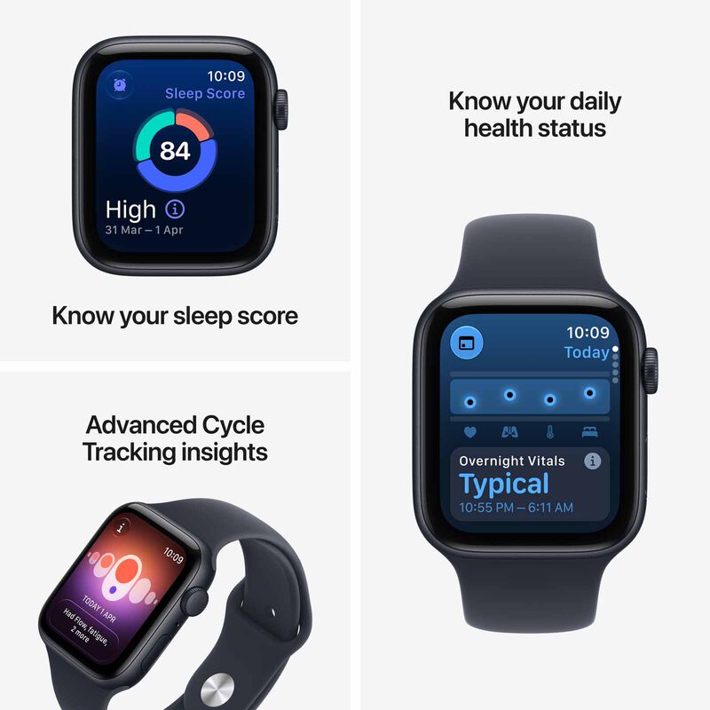 APPLE Watch Se 3 Gps 44mm Starlight Aluminium Case With Sand Sport Band - S/m MJL34X/A-image 4