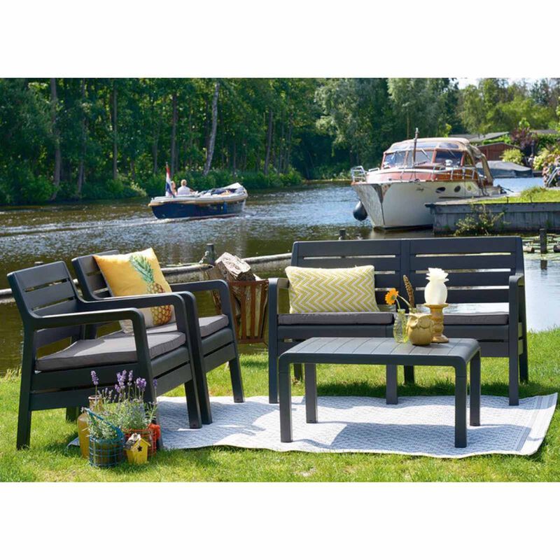 ALLIBERT Delano Lounge Set Graphite + Cush D-AB-39-1538-image 7