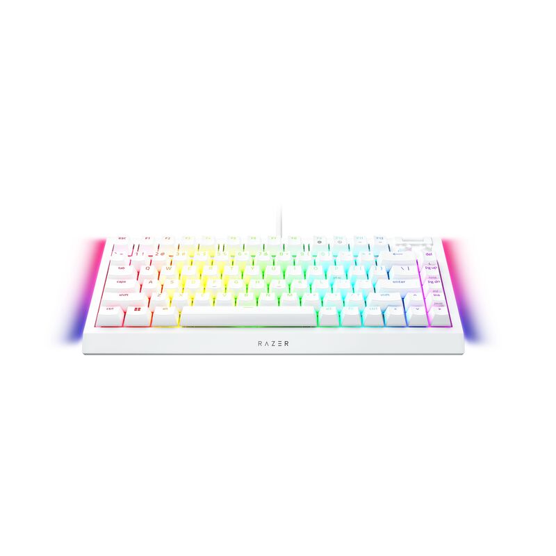 RAZER Blackwidow V4 75% - Hot-swappable Mechanical Gaming Keyboard - White Edition - Us Layout - Wor RZ03-05001700-R3M1-image 2