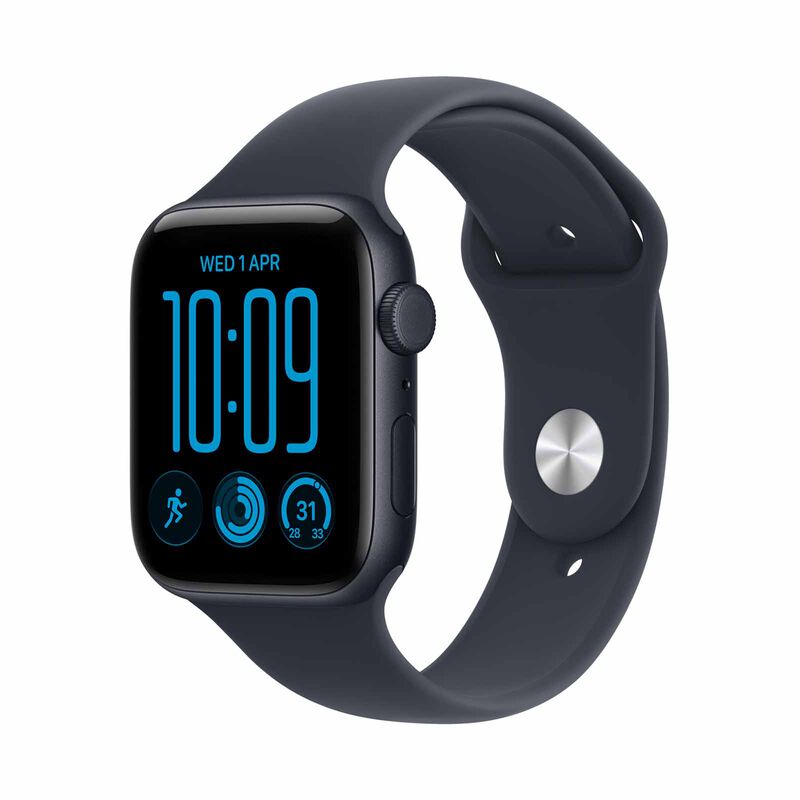 APPLE Watch Se 3 Gps + Cellular 44mm Midnight Aluminium Case With Navy Blue Sport Band - M/l MJLT4X/A-image 2