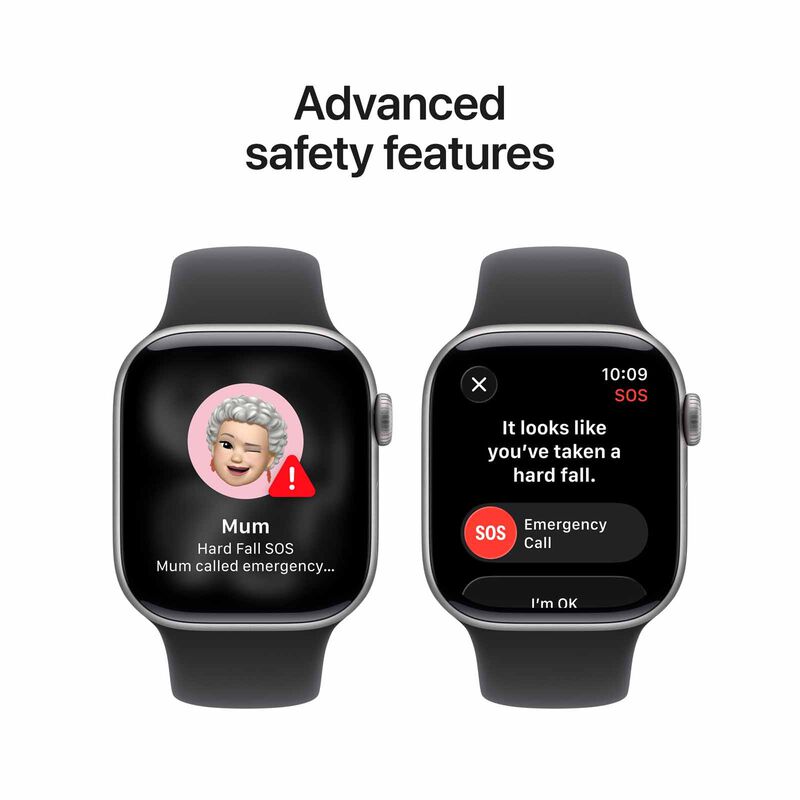 APPLE Watch Series 11 Gps 42mm Space Grey Aluminium Case With Black Sport Band - S/m MEQW4X/A-image 8