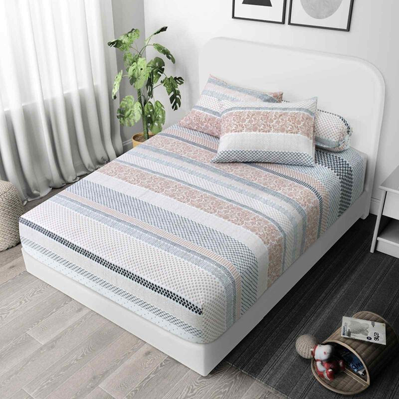 MAXCOIL Bedsheet Set Q DREAM WORLD - TERRACOTTA DREAM-image null