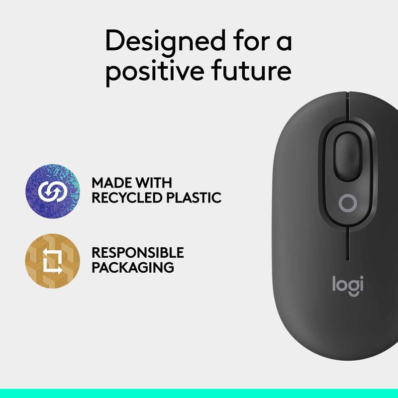 LOGITECH Pop Mouse With Emoji - Graphite 910-007401-image 16