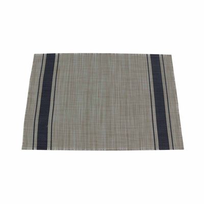 UB-1780 Rect Placemat 2x1, L30x45cm, Linen With Navy Rip 1780ZJ-210706