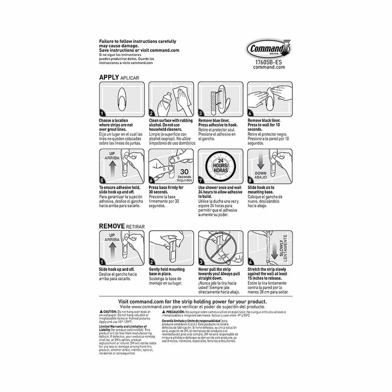 3M COMMAND Water Resistant Refill Strips 17605B-ANZ-image 4