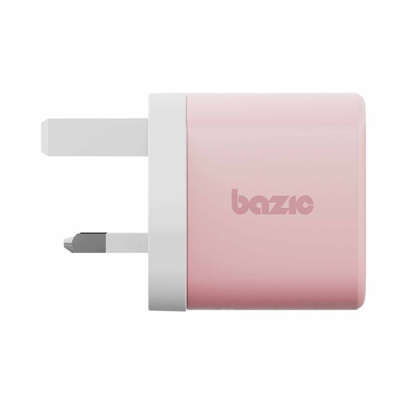 BAZIC Goport Velox Kit, 1c1a Gan Charger 35w(uk) With Weave Cable - Peach CHR-GPVLX-UK-PNK-image 2