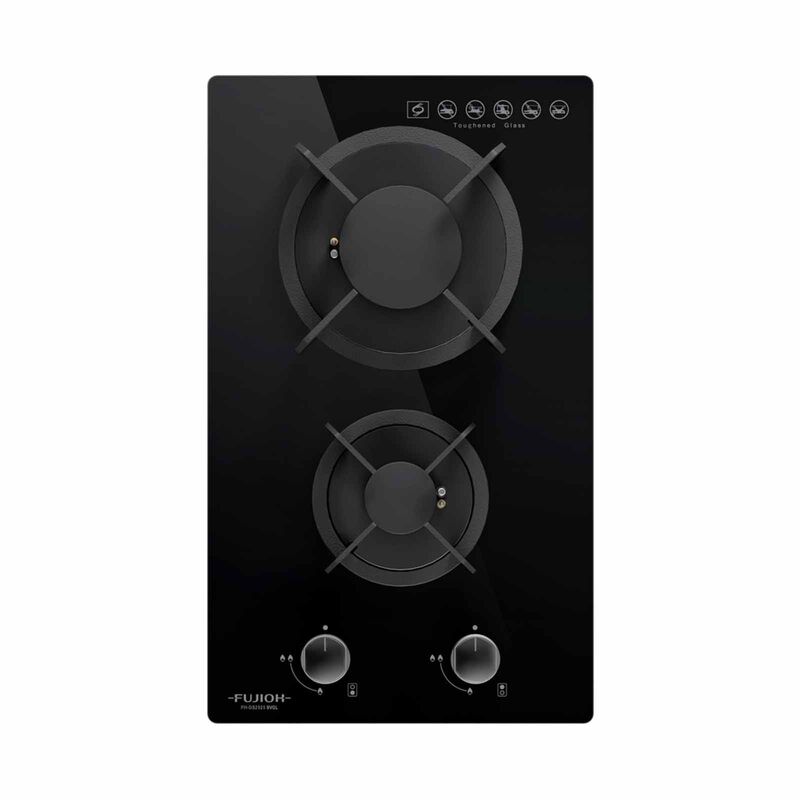 FUJIOH 30cm 2 Burners Gas Hob (lpg)(exclude Installation) FH-GS2525 SVGL LPG-image 1