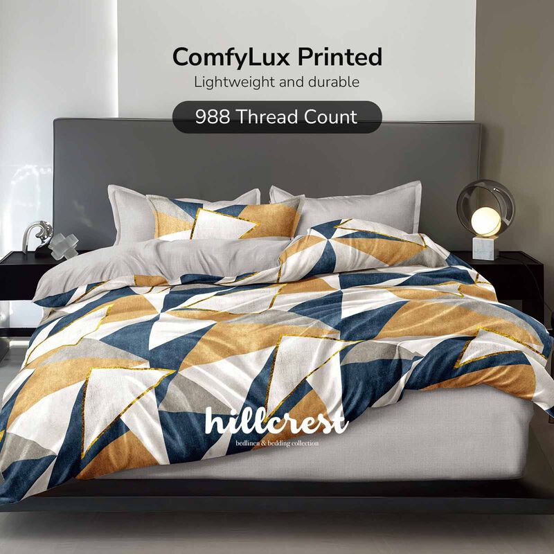 HILLCREST Hillcrest I Comfylux Printed 988tc I Clarity Single Summer Blanket ( Oe ) 6834 I S I SB I CLARITY-image 1