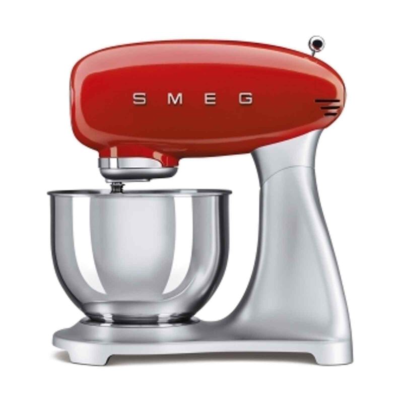 SMEG Stand Mixer (800w) 50s Style SMF01RDUK (RED)-image null
