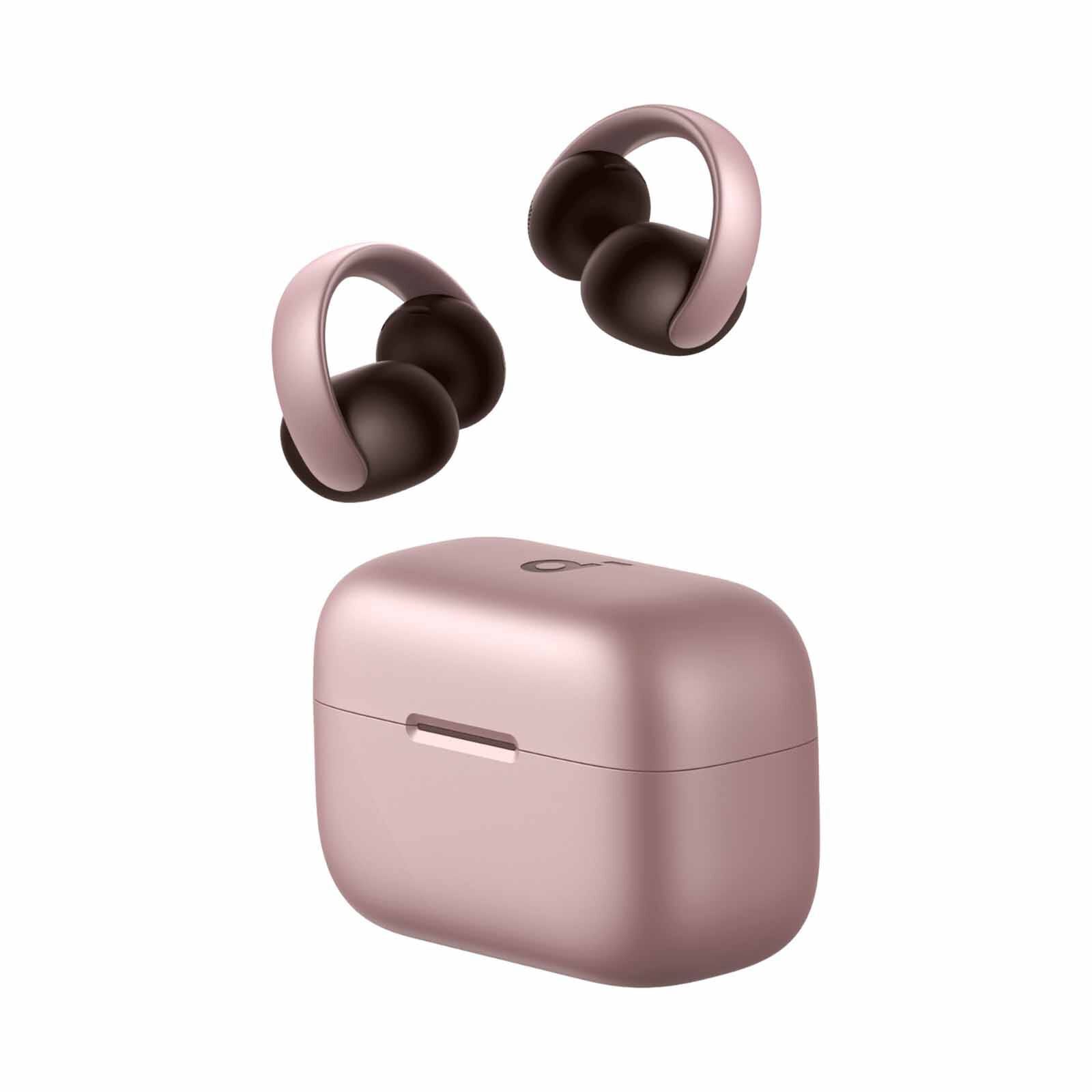 Shop SOUNDCORE Aeroclip Open-ear Clip-on Earbuds - Pink A3388H51