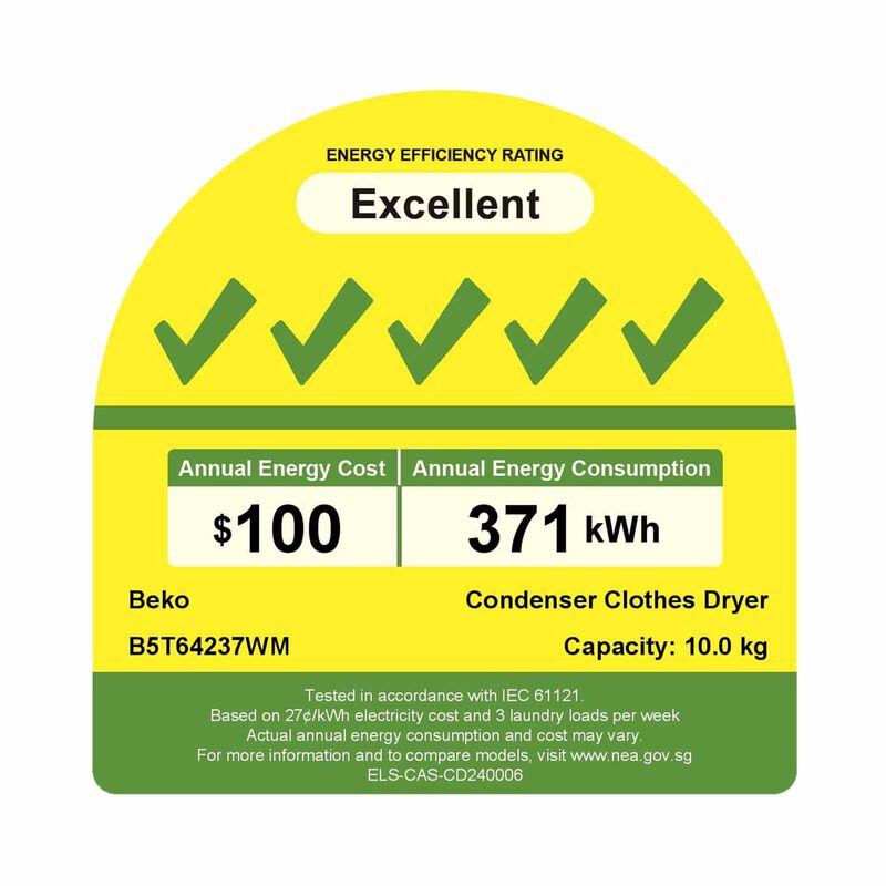 BEKO Heat Pump Dryer-hybrid 2.0 (10kg) B5T64237WM-image 4