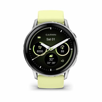 GARMIN Venu 4 - 45mm Silver With Citron Band GM-010-03014-42