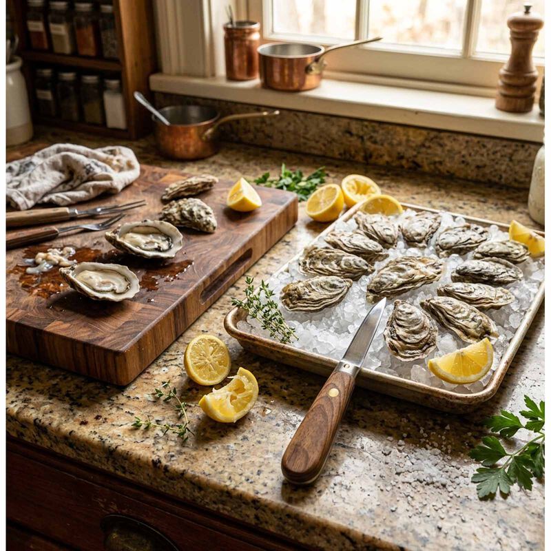 SAFICO PRO Stainless Steel Oyster Knife L16xw2.5cm 105SF-03-00844-image 4