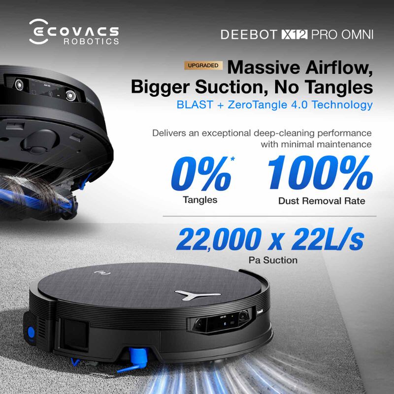 ECOVACS Deebot X12 Pro Omni Robotic Vacuum Cleaner DEX-35-image 12