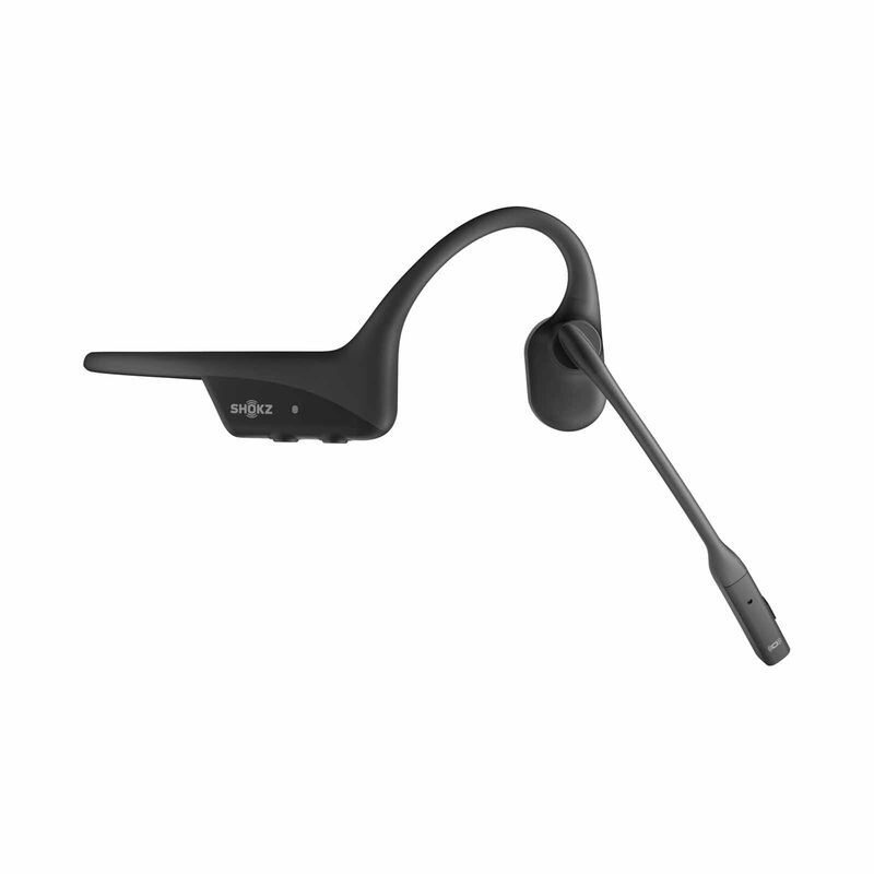SHOKZ Opencomm2 (v2) Open-ear Headphones- Black C120-AN-BK-image 2