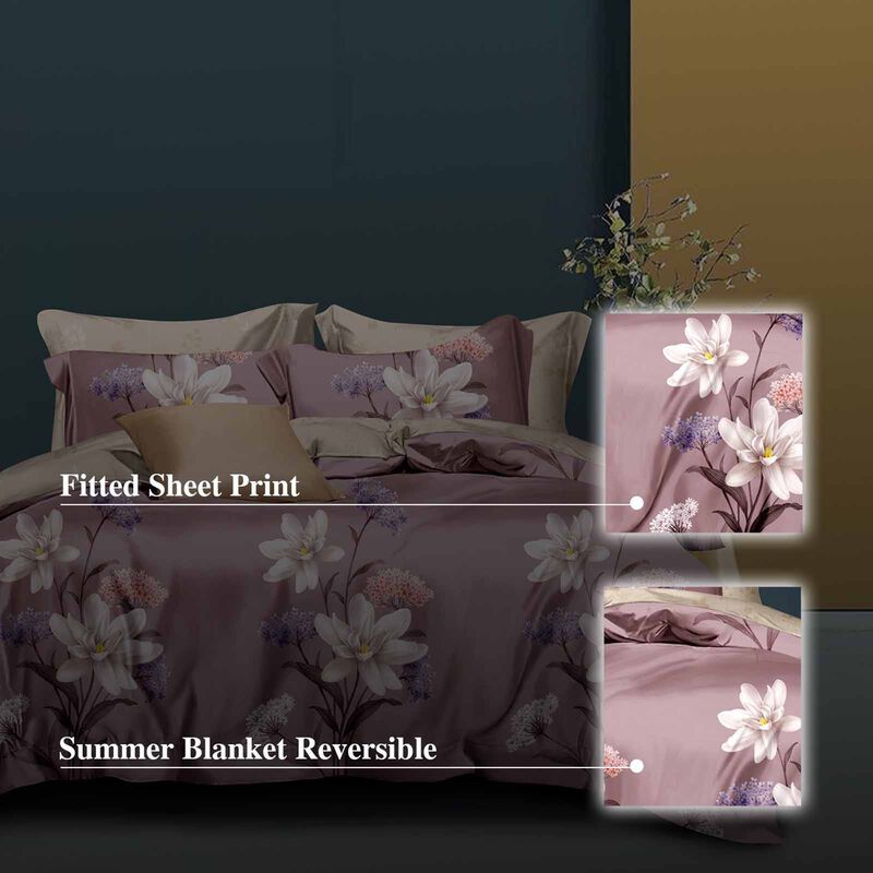 HILLCREST Hillcrest I Comfylux Printed 988tc I Honor Queen Fitted Sheet ( Oe ) 6832 I Q I FS I HONOR-image 3