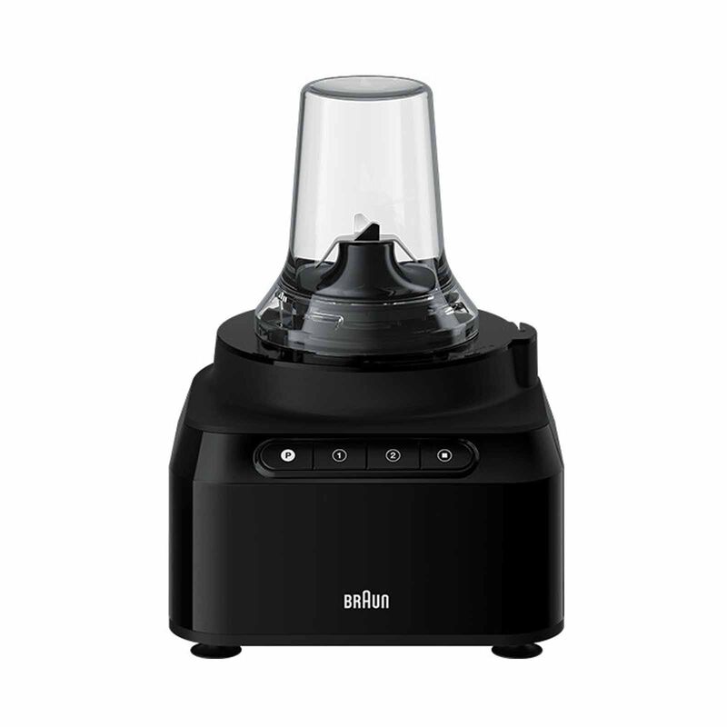 BRAUN Purease Food Processor (800w 1.2l + 2.1l) FP3132BK-image 4