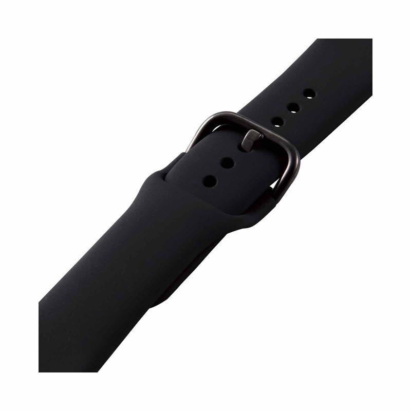 ELECOM Apple Watch Band 38-41 Mm Silicone (black) AW-41BDSCBK-image 2