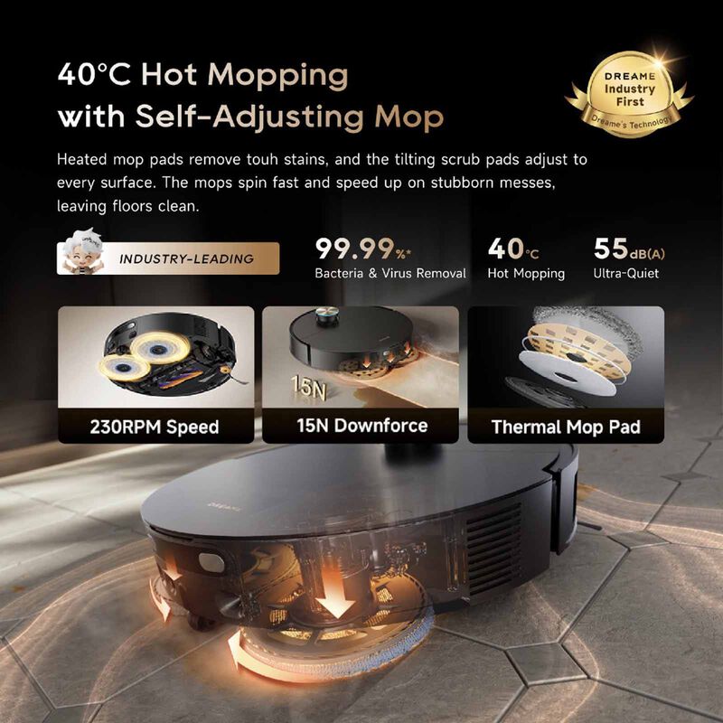DREAME X60 Ultra Robot Vacuum Cleaner DM-X60U-GL-image 7