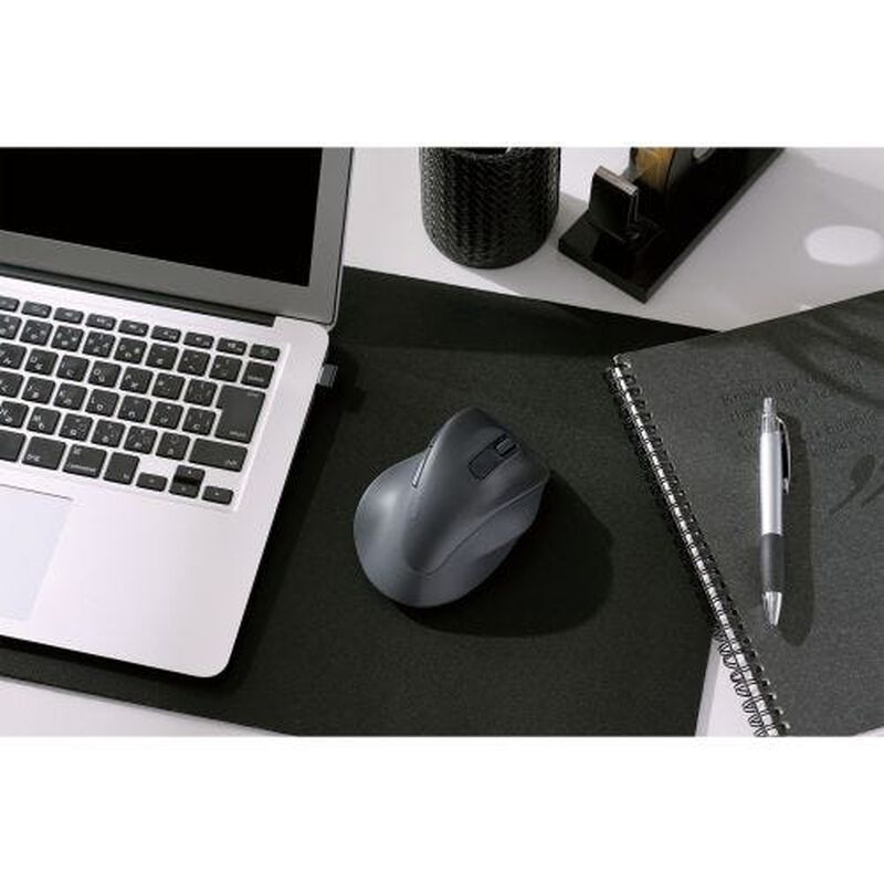 ELECOM Wireless 5 Buttons Anti Bacterial Silent Black (l Sz) M-XGL30DBSKBK-image 3