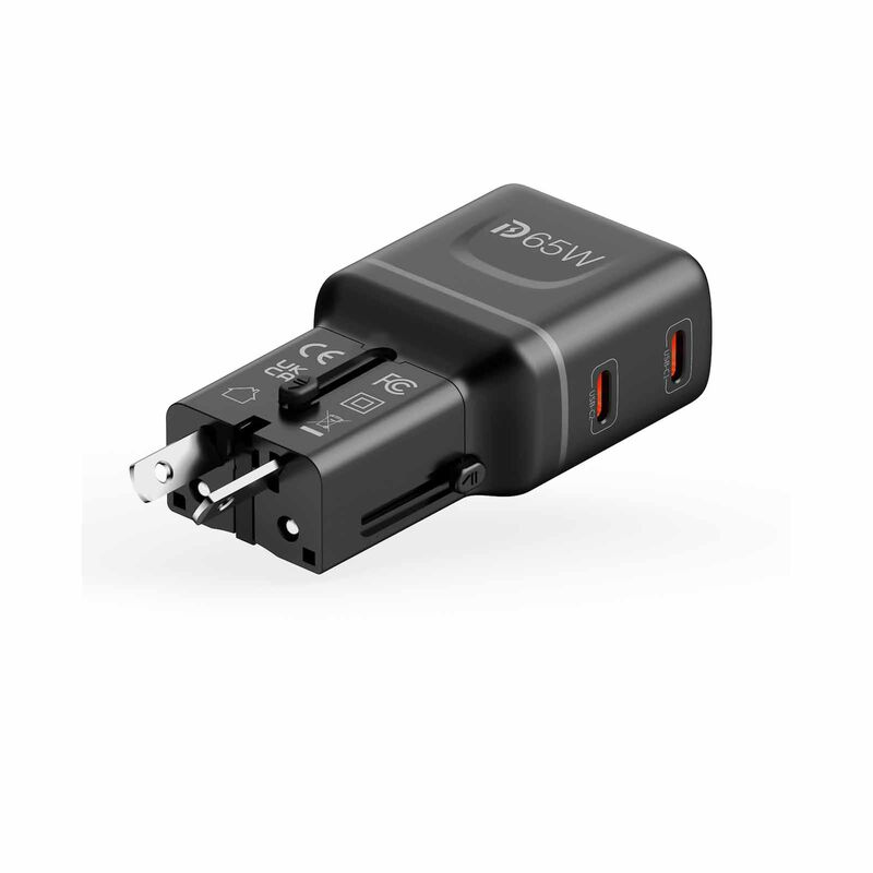 MAZER Infinitetravel Pocket Gan Pd65w 2c Travel Charger-black M-IFTRAVEL565-BK-image 5