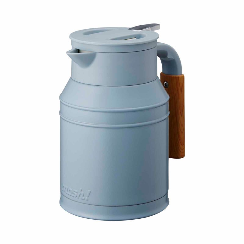 MOSH Double-wall S/steel Bottle 1000ml - Turquoise DMTK1.0-TURQUOISE-image 1