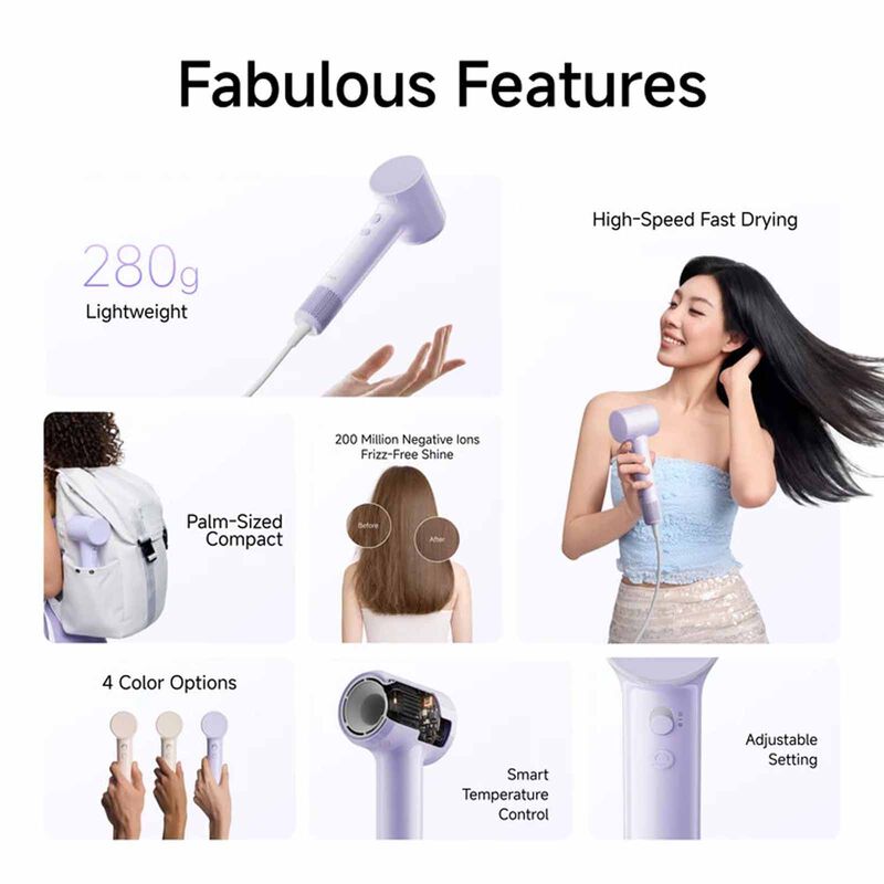 LAIFEN Air High-speed Hair Dryer - Pink AIR - PINK-image 4