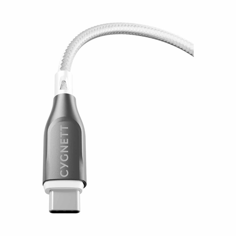 CYGNETT Armoured Usb-c To Usb-a (usb 2.0) Cable - White 2m CY4684PCUSA-image 2