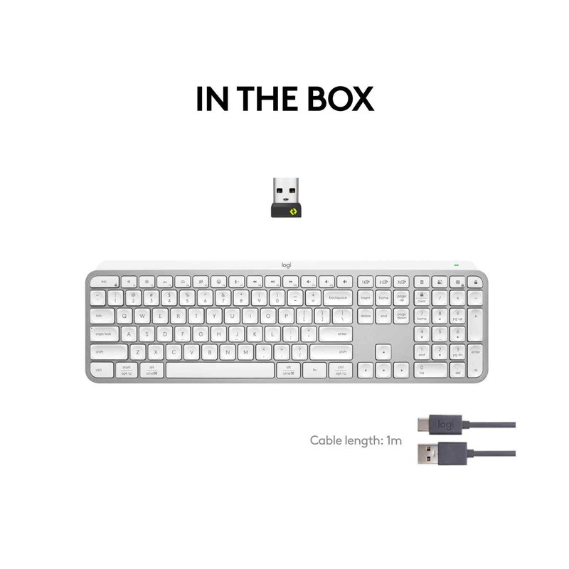 LOGITECH Mx Keys S Illuminated Keyboard Pale Grey 920-011564-image 4