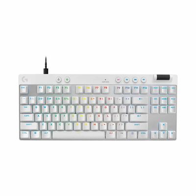 LOGITECH G Pro X Tkl Rapid Keyboard Analog Switches - White 920-013243