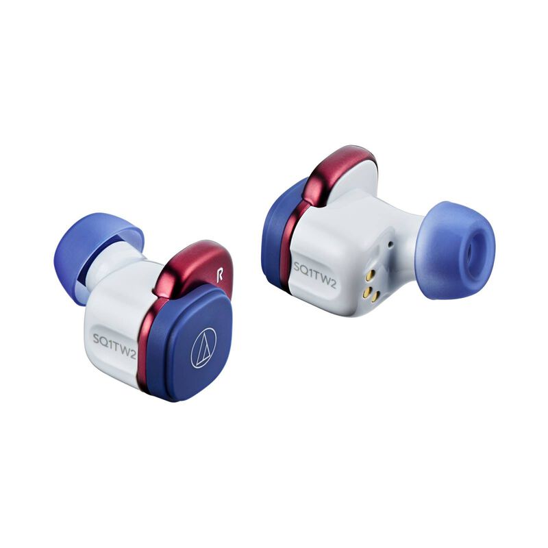AUDIO TECH True Wireless Headphone Navy Red ATH-SQ1TW2 NRD-image 1