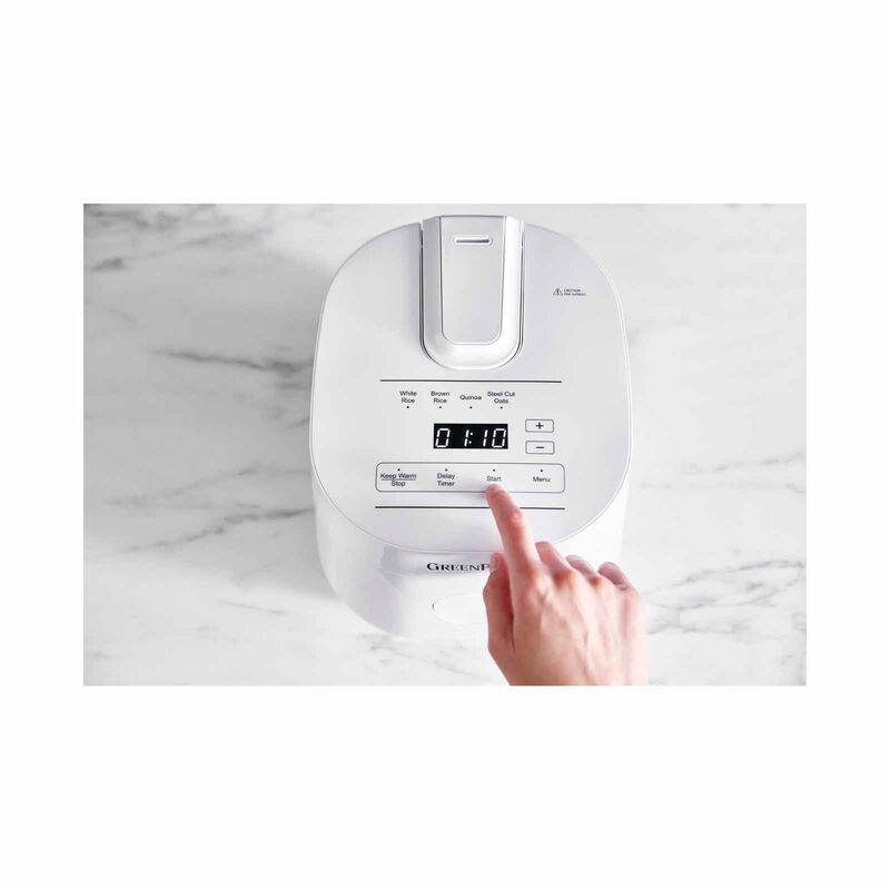 GREENPAN Bistro Collection Rice & Grains Cooker - White GPRC046245-image 2