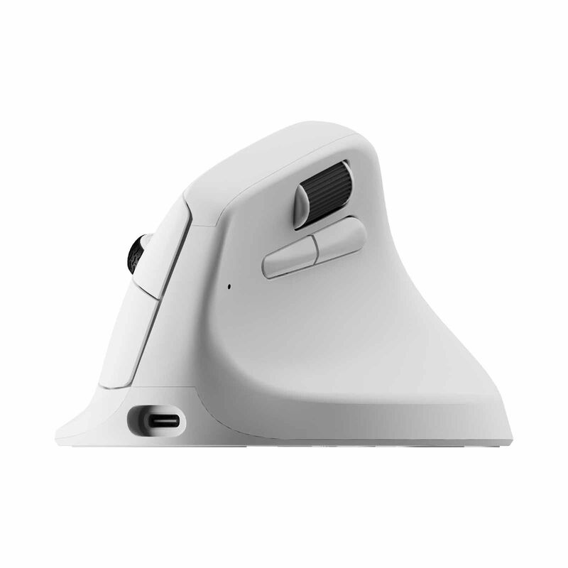 KEYCHRON M5 8k 2.4 Ghz Wireless Ergonomic Vertical Mouse - White KYCN-M5-A24-image 5