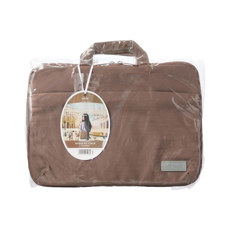 ELECOM Pc Inner Bag 14in Shoulder Strap (brown) BM-OF07BR-image 2