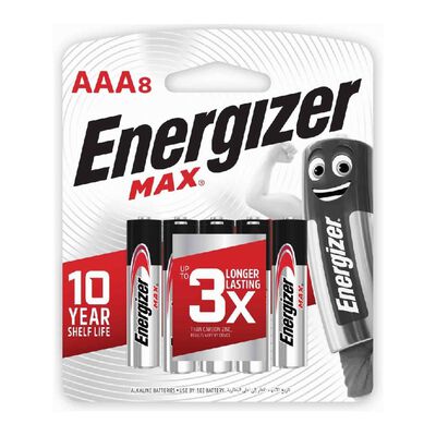 ENERGIZER Max Aaa 8s Pack E92BP8