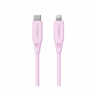 CYGNETT Charge Connect Lightning To Usb-c Cable - Pink 1.2m CY4839PCCCL