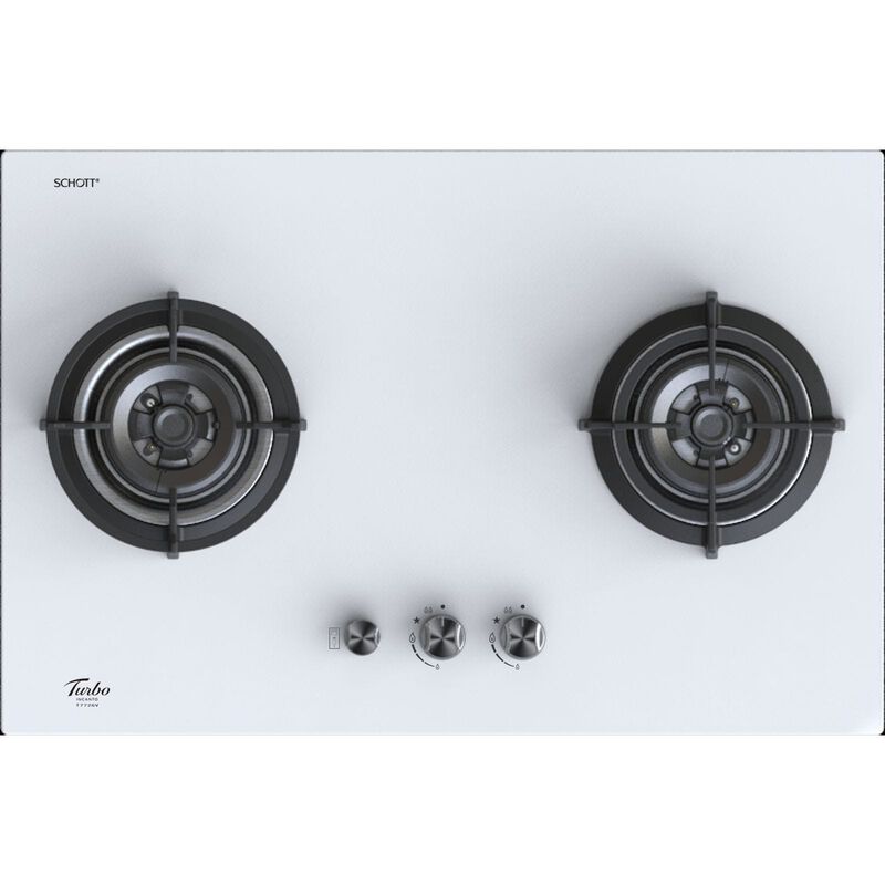 TURBO Built-in 2 Burners Glass Hob (77cm) (exclude Installation) T772GV-OW-image null