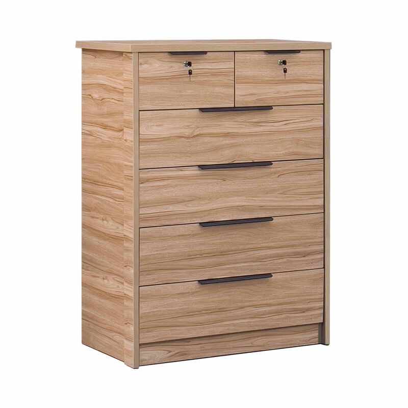 SMARTBOX Chest Of Drawer (solid Plywood) DUNCAN MAPLE-image null